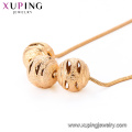 44160 xuping 18k gold necklace models vogue top grade three ball shape wholesale pendant necklace